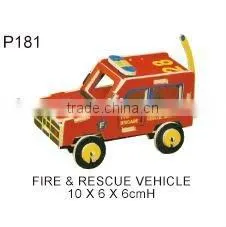 P181 COLORED WOODEN PUZZLE thumbnail-1