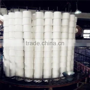 Wuhan Supplier High Tenacity Virgin Ring Spun 100% Polyester Spun Yarn for Kniting thumbnail-6