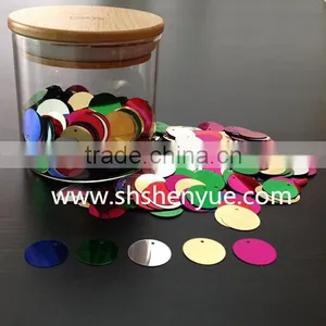 Pet Double Sides Transparent Fluorescent Loose Sequin thumbnail-1