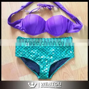 Sexy Fashion Mermaid High Twist Bikini thumbnail-3