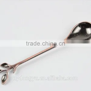 High Quality Stainless Steel Coffee Spoon /gy Plum Stainless Steel Flower Spoon /fancy Dinnerware Tableware thumbnail-3