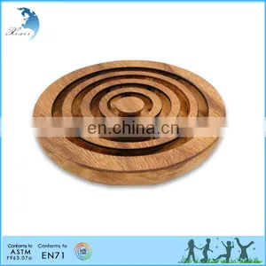 Kids Educational Brilliant Custom Printing Wood - Puzzle - Spiral Toy thumbnail-1