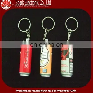 Beer Bottle Jar Shape Led Projector Keychain thumbnail-1