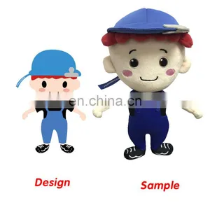 Welcomed Custom Cartoon Character Soft Toy Doll Oem Plush Toys thumbnail-4