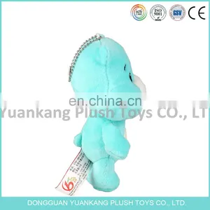 Lovely Soft Care Teddy Bear Plush Keychain With Round Face thumbnail-4