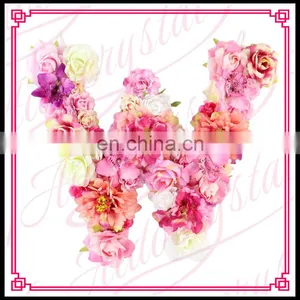 Aidocrystal Handmade Custom Name Hanging Flower Floral Letter for Wedding thumbnail-2