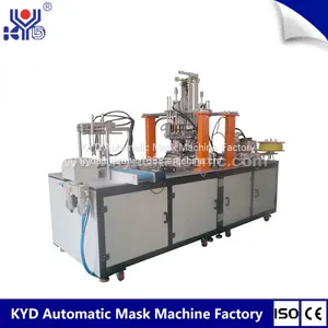 KYD New Brand High Quality Hot Sale Disposable Fully Automated Folding Mask Head-strap Ear-loop Welding Machine With Ult thumbnail-1