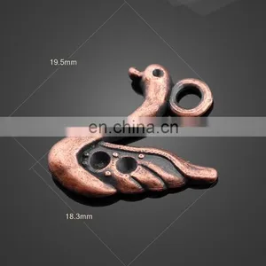 Wholesale Animal Bird Swan Shape Pendant Alloy Pendant Jewelry Accessories thumbnail-1