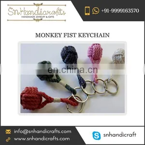 Get Bargain Price for Trendy Multicolour Nautical Rope Keychain From the Distributor thumbnail-1