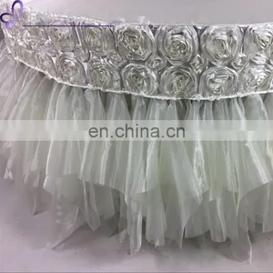 TC121E Round Outdoor Banquet Party Table Cover Wedding Decoration thumbnail-4