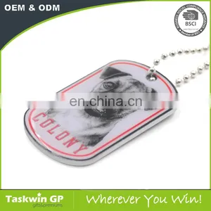 Low Price Custom Metal Male Couple Aluminum Antique 3D Dog Tag thumbnail-2