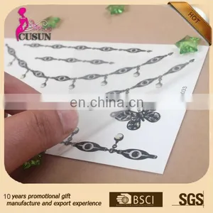Custom Body Jewelry Temporary Tattoo thumbnail-2