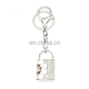 2017 New Products Innovative Product Train Christmas Gift Mini Metal Yellow Pet Tree Keychain thumbnail-1