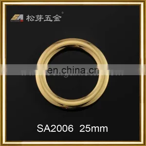 25mm High Quality Zinc Alloy Gold/nickle Free O Ring Buckle thumbnail-2