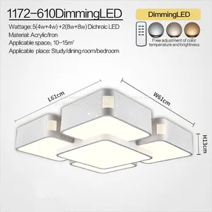 Square LED Ceiling Light thumbnail-1