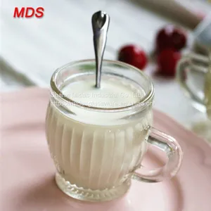 New Style 150ml Vertical Glass Pudding Cup With Handle thumbnail-1