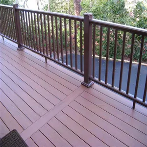 Outdoor WPC Decking Floor WPC Interlocking Decking Tiles thumbnail-1