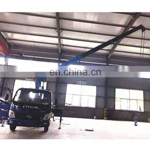 Foton Chassis 4 Meter Truck Mounted Crane for Sale thumbnail-1