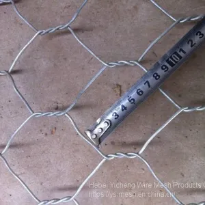 PVC Coated Hexagonal Gabion Mesh Woven Gabion Stone Cage thumbnail-4