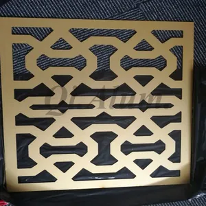 3MM Thick Laser Cutting Aluminum Perforated Screen Metal Panels Custom Facade Decoration thumbnail-5