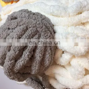 2019 Yarn Fashion 3- 4cm Chunky Chenille Fluffy Yarn for Hand Knitting Yuanyuan Factory thumbnail-2