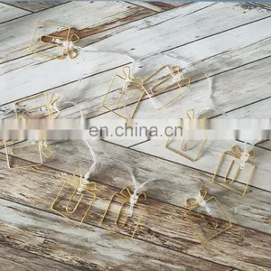Custom Made Holiday Battery Powered 10L Metal Gift Box Shaped Clips Fairy String Lights For Home Party Decoration thumbnail-5