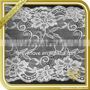 Hot Sell Soft Elastic Flower Lace for Lingerie, Stretch Nylon Spandex Lace Trim FLL-066 thumbnail-1