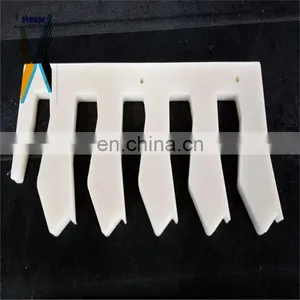 HDPE Block Solid Plastic Uhmw Parts, UHMWPE Construction Machinery Parts, UHMWPE Guide Plate Block Pillow Block Polyethylene thumbnail-6