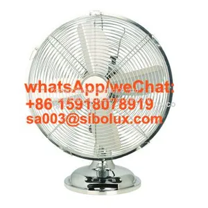 SIBOLUX 12 Inch Vintage Table Fan Desk Fan With Aluminum Blades for Office and Home Appliances thumbnail-2