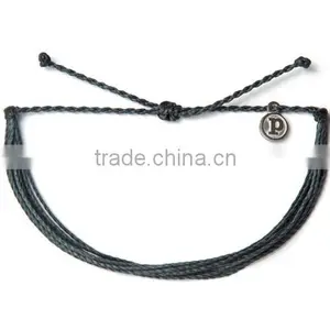 2015 Fashion Rainbow Color Wax Cord Nylon String Bracelet for Friendship thumbnail-6