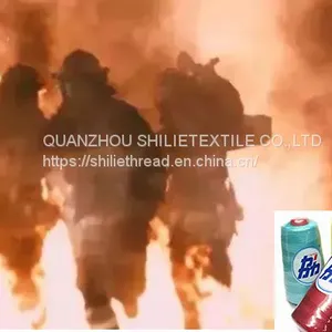 Fire Retardant Thread High Temperature Fire Resistance Fireproof Sewing Thread Colorful Inherent Thread Yarn thumbnail-2