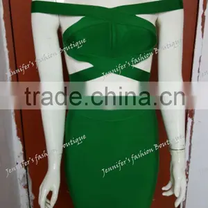 Summer Dress 2015 Summer New Women Sey Two Piece Set Red Blue Yellow Black Purple Sey Evening Party Bandage Dress Bandage Bodyco thumbnail-2