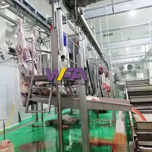 Cattle Slaughter Line Abattoir Equipment Slaughtering Line Butcher Machine Bleeding Conveyor thumbnail-2