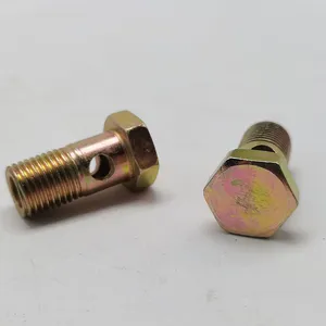 SYD-1164 Banjo Bolt Hydraulic Fastener Hex M8x0.75 Total 24 mm Hex Size 13 mm Banjo Bolt thumbnail-3