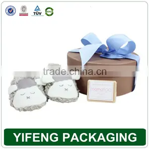 Custom Cardboard Cute Folding Baby Shoe Box Packaging/Folding Pvc Window Corrugated Box thumbnail-4