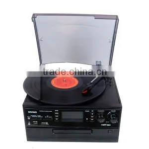 2016 Top Sale Gramophone Record Player CD USB Play Radio Play thumbnail-3