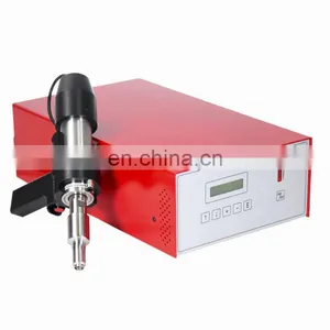Hot Sell Linggao 35kHz 1200W Portable Handheld Ultrasonic Spot Welder Plastic Welding Equipment Machine Pipe Machinery thumbnail-1