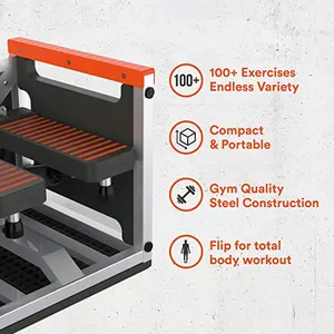 Home Gym Equipment Fitness Exercise Aerobic Mini Desk Square Stepper thumbnail-2