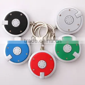 Round Flashlight Keychain thumbnail-1