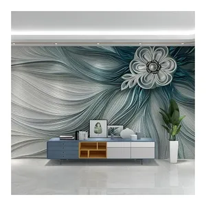 Hot Sale Designs Custom Size Nature 3D 5D Wall Murals For Home Decoration Mural Wall Paper Drop Ship thumbnail-4