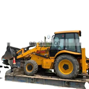 UK JCB 3CX Backhoe Loader Loading, Jcb 3cx Ship to Chile, Loading Service for JCB Backhoe Loader Transfer by Flat thumbnail-1