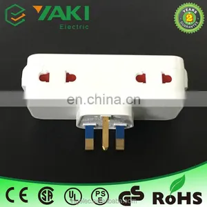 Wholesale 5v uk to Multi Function 2 Usb 13a Power Multi Plug Adapter thumbnail-3
