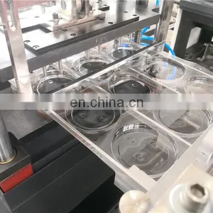 PCL420 Auto PVC PETG BOPS Drink Cup Lid Thermo Forming Machine, Food Packaging Plastic Tray Plate Making Equipment thumbnail-3