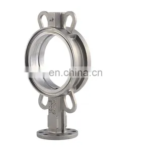 Sand Casting Valve Body Durable Material Long Service Life for Oil Water Cast Iron Butterfly Valve Body thumbnail-1