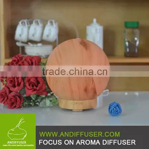 Wholesale Special Design 400ml Green Round Electric Aromatherapy Air Diffuser Machines thumbnail-6