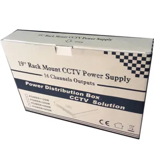 19 Inch 1u 16CH Outputs 12V20A 250W AC DC Central Rackmount Power Supply Distribution Box thumbnail-5