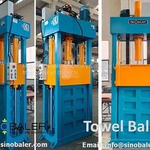 Towel Baler, Towel Baling Machine, Towel Baling Press Machine - Sinobaler thumbnail-1