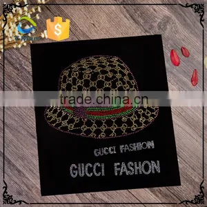 Shining Hat Pattern Oes Hotfix Rhinestone Transfer thumbnail-2