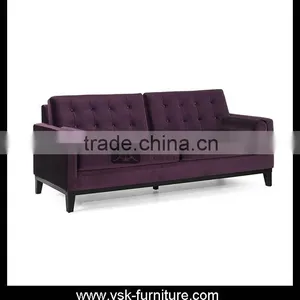 SF-004 High End Velvet Fabric Sofa For Villa thumbnail-1