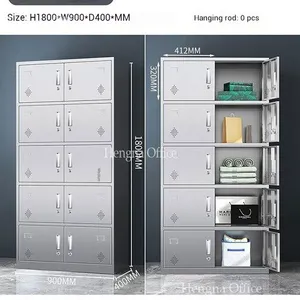 Employee Personal Locker | Individual Compartment & Air Vent Slots | Workshop & Warehouse - One Stop Service thumbnail-3